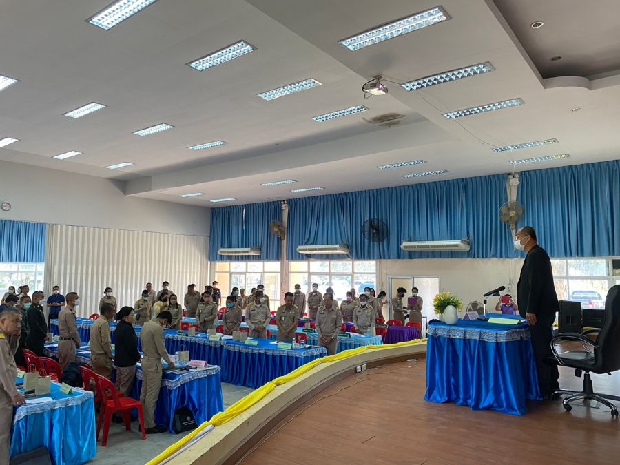 ในวันที่ 1 กุมภาพันธ์ 2566 ประชุมประจำเดือน หัวหน้าส่วนราชการ หัวหน้าหน่วยงานรัฐวิสาหกิจ ปลัดอำเภอ ผู้บริหารสถานศึกษา ผู้บริหารท้องถิ่น ปลัดเทศบาล ปลัดองค์การบริหารส่วนตำบล และ กำนัน ณ หอประชุมเทศบาลตำบลกุดประทาย